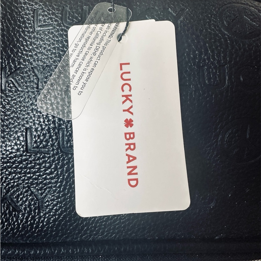 NWT Lucky Brand Black/Brown Cow Print Bags His and Hers x2 - Picture 8 of 10